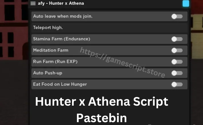 Hunter x Athena Script Pastebin