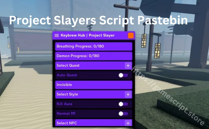 Project Slayers Script Pastebin